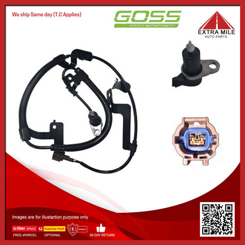 Goss Abs Wheel Speed Sensor Front For Nissan Xterra SE XE WD22 3.3L VG33E V6