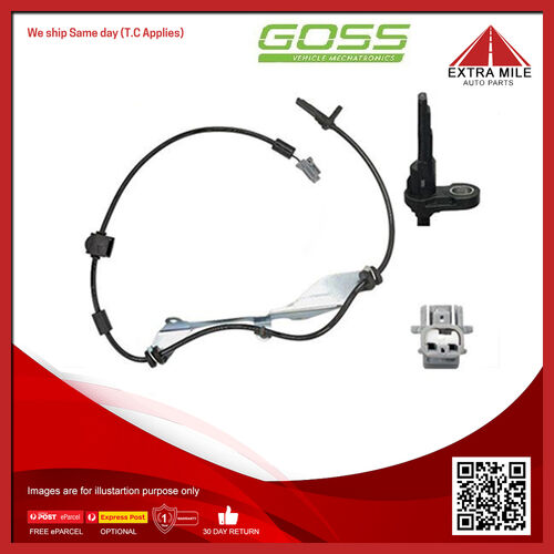 Goss Abs Wheel Speed Sensor - Rear For Subaru Forester XS SH S12 2.5L FB20A 16V