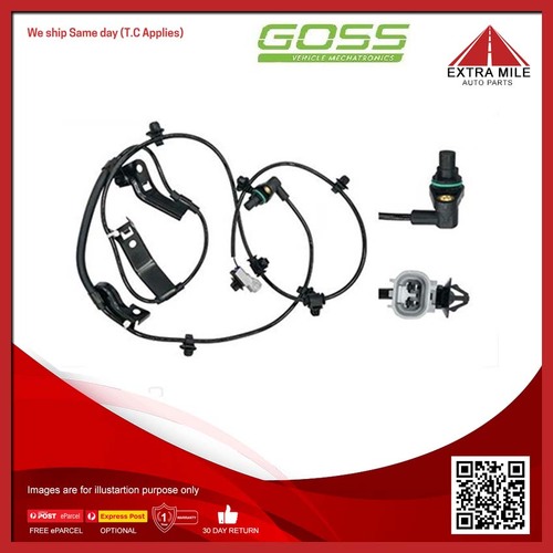 Goss ABS Wheel Speed Sensor Rear For Toyota Hilux KUN26R 3.0L, GGN25R 4.0L V6