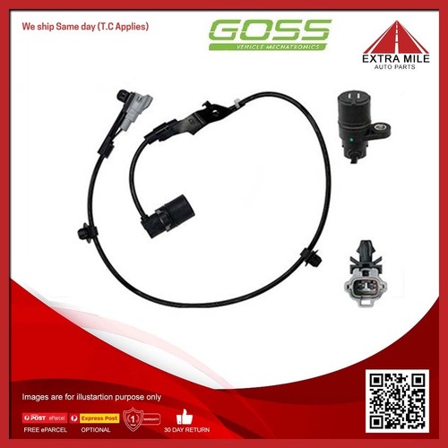 Goss ABS Wheel Speed Sensor Rear For Toyota Fortuner TGN166R 2.7L 2TRFE