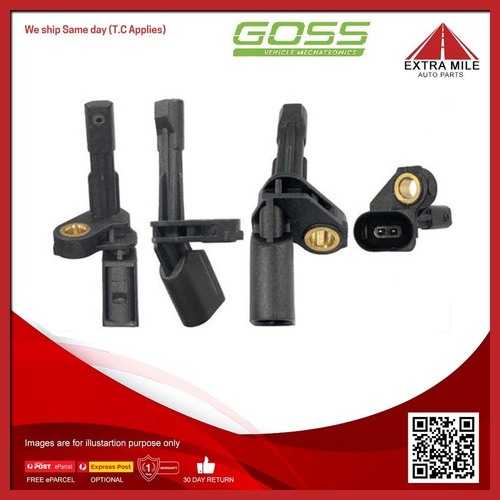 Goss ABS Wheel Speed Sensor Rear For Volkswagen EOS 1F 2.0L/3.2L V6 CBAB/BUB