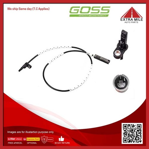 Goss ABS Wheel Speed Sensor Rear For BMW 123D E87 E88 3.0L N47D20D 4D Hatchback