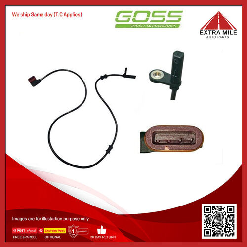 Goss ABS Wheel Speed Sensor - Rear For Mercedes Benz C270 W203 2.7L OM612 962