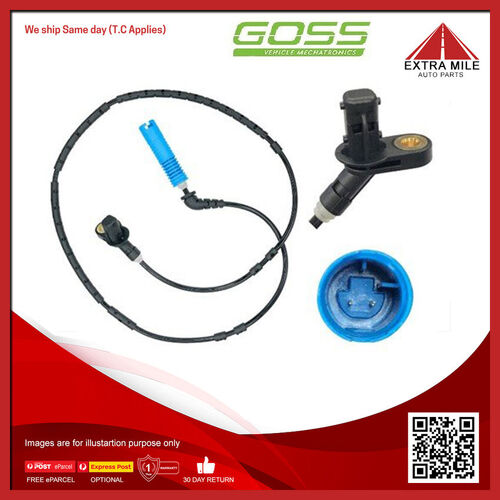 Goss ABS Wheel Speed Sensor - Rear For BMW 318Ti E46 2.0L N46B20A I4 16V