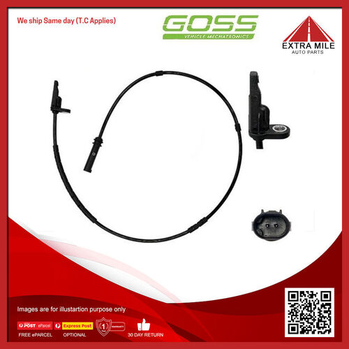 Goss ABS Wheel Speed Sensor - Rear For BMW 440i F33 F32 3.0L B58B30A I6 24V DOHC