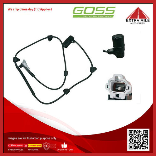 Goss Abs Wheel Speed Sensor  Rear For Toyota Prado Land Cruiser VZJ95R 2.7L,3.0L