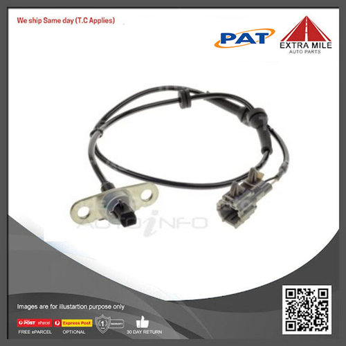 PAT Abs Wheel Speed Sensor - Rear For Nissan Navara ST ST-X D40 2.5L YD25DDT1