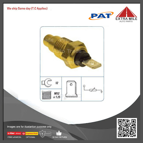 PAT Water Temperature Sender For Nissan Prairie M10 1.5L E15S I4 8V SOHC