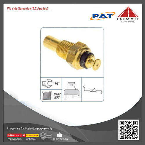 PAT Water Temperature Sender For Holden Camira JD JE 1.8L,1.6L 18JC (LJ9) SOHC