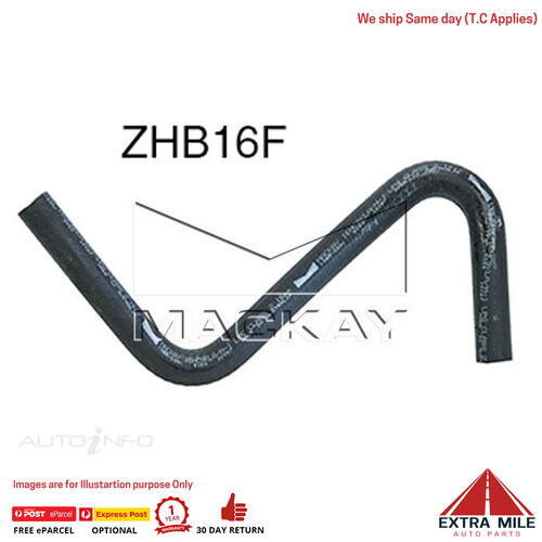 Z Hose Bend for Fuel & Oil Applications - 16mm (5/8) ID - Nitrile Rubber ZHB16F